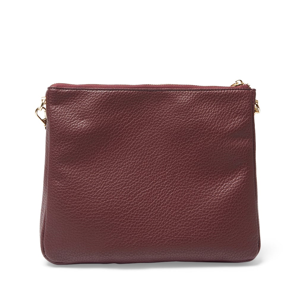 Belize Bag in Wine Pebble