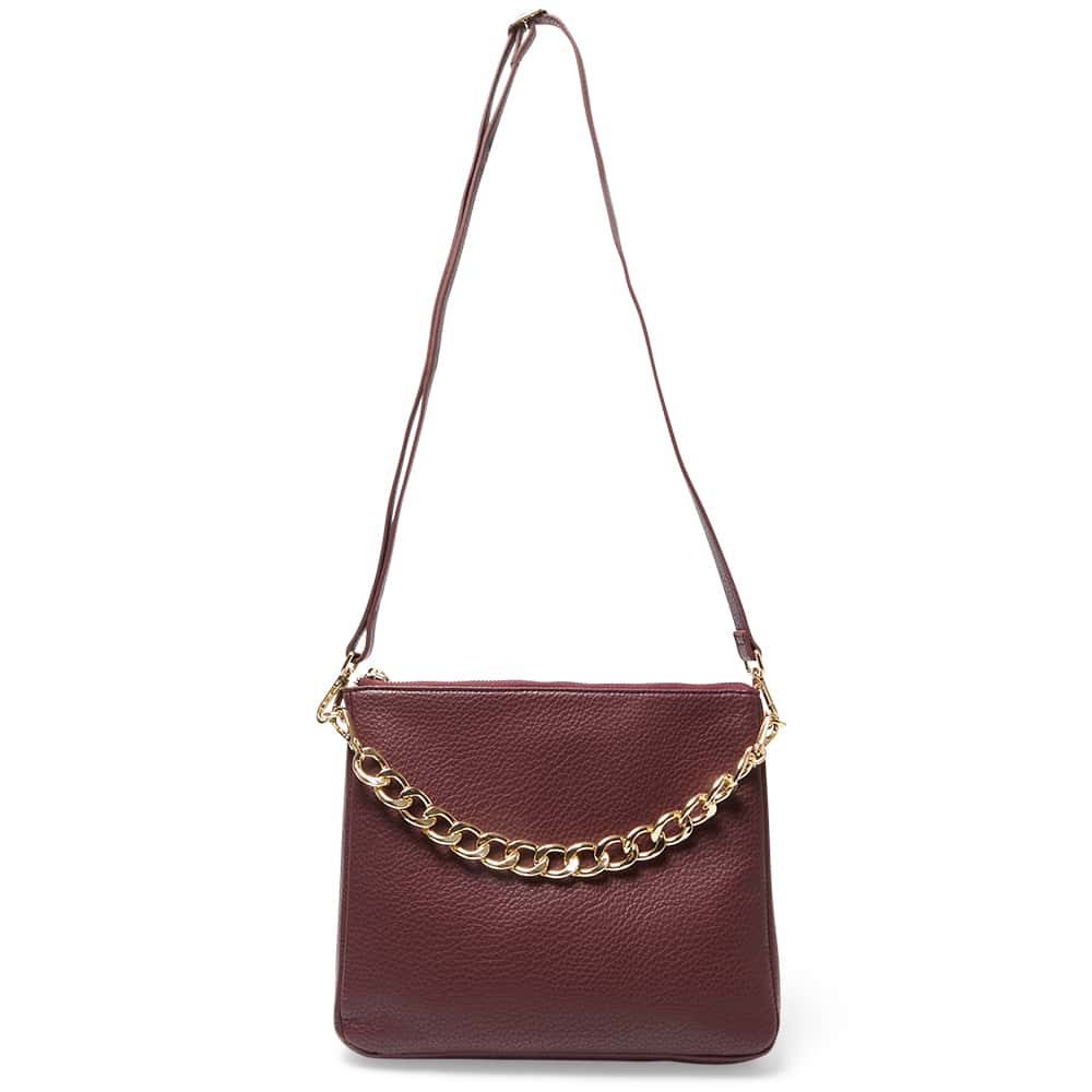 Belize Bag in Wine Pebble