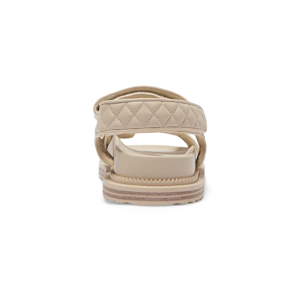 Bermuda Sandal in Nude Smooth