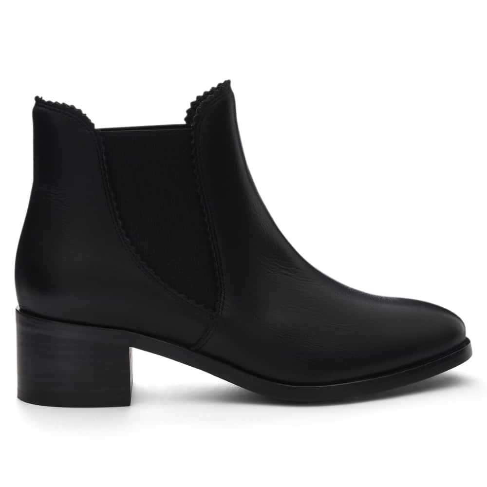 Blaze Boot in Black Leather