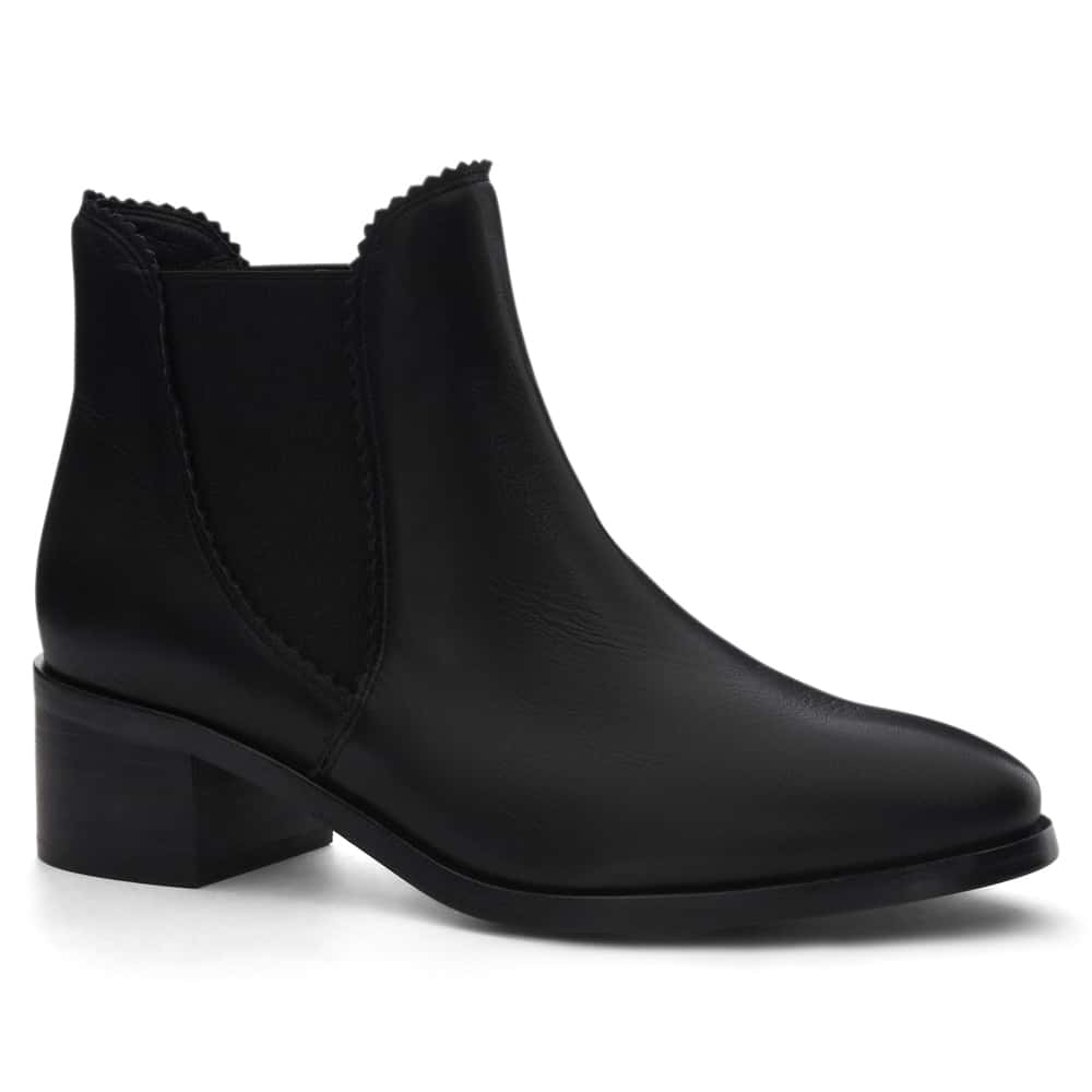 Blaze Boot in Black Leather