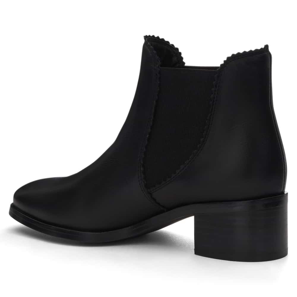 Blaze Boot in Black Leather