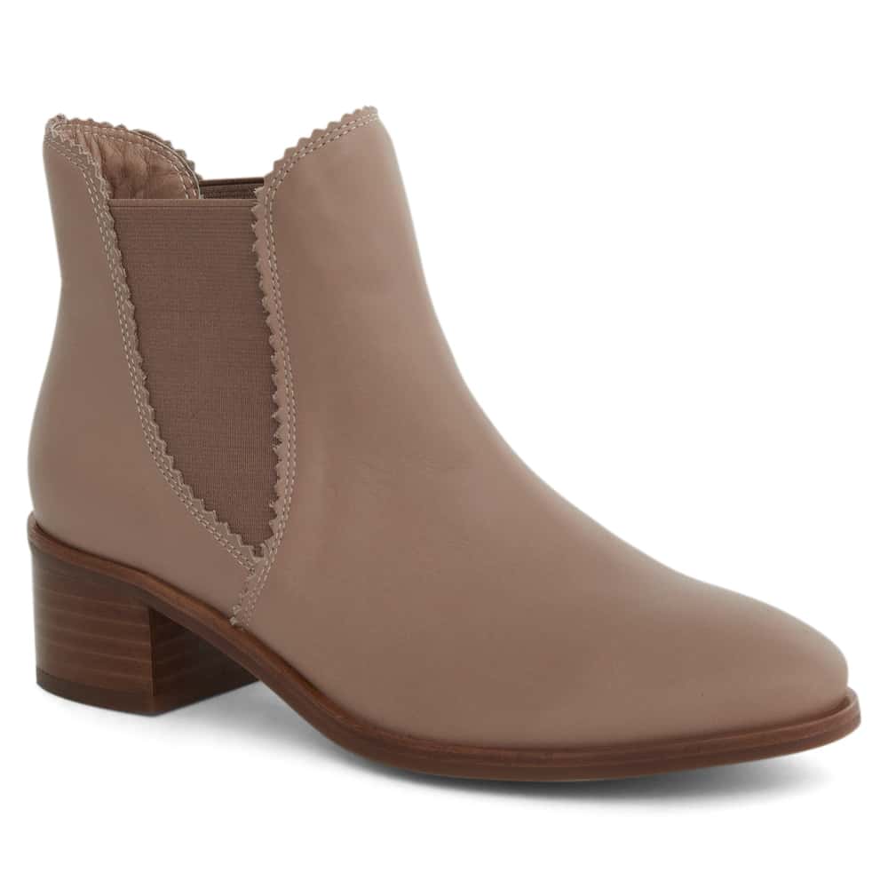 Blaze Boot in Taupe Leather