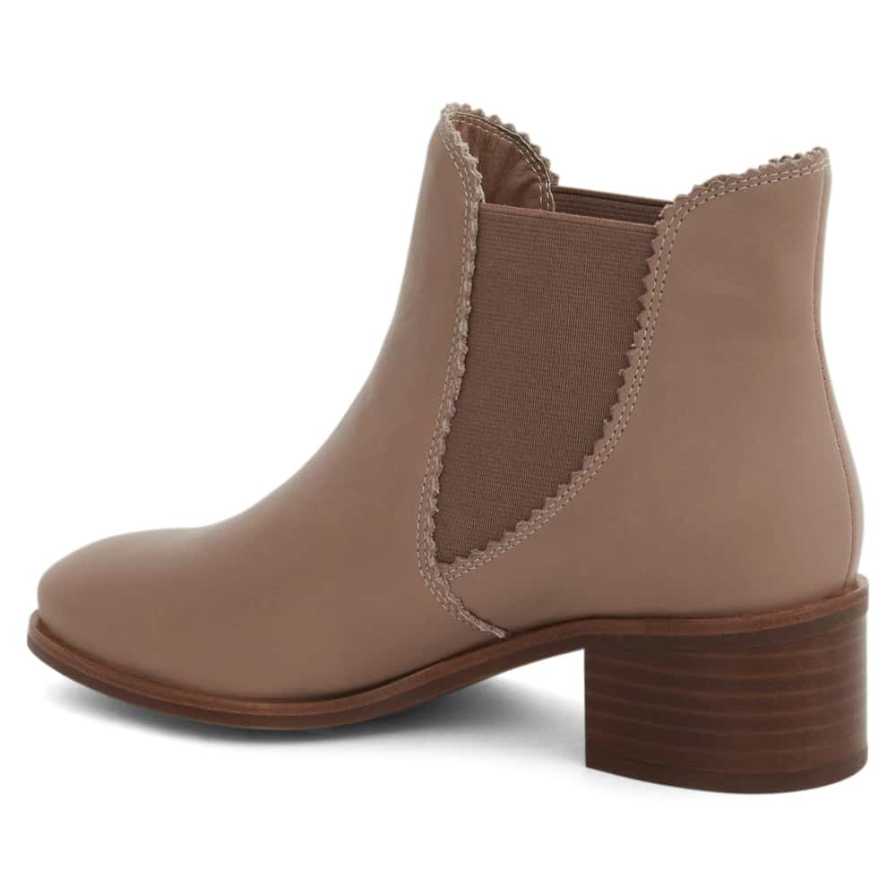 Blaze Boot in Taupe Leather