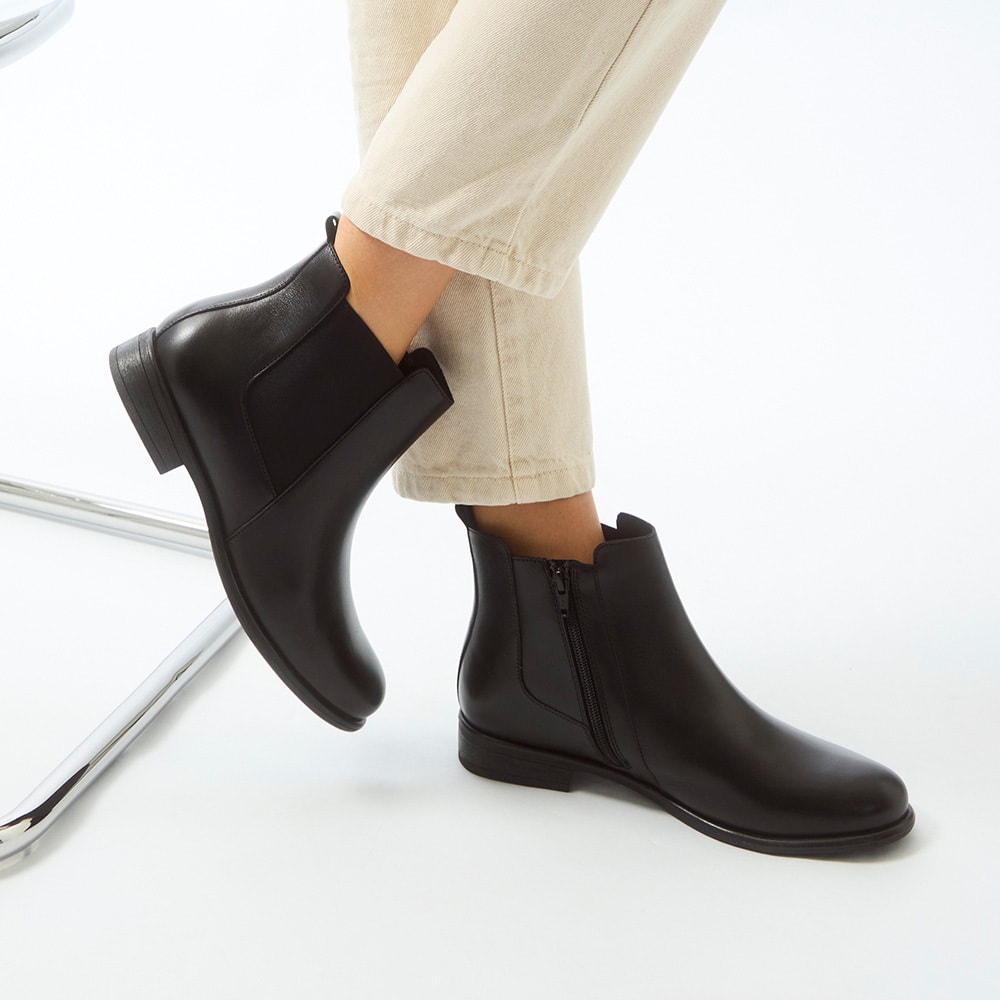 Bogart Boot in Black Leather