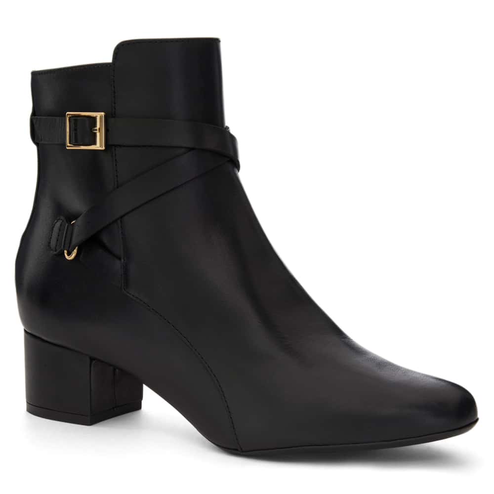 Bravo Boot in Black Leather