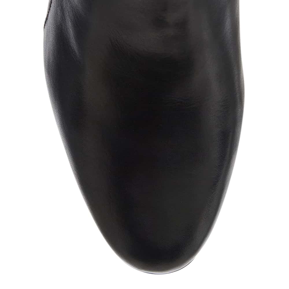 Bravo Boot in Black Leather