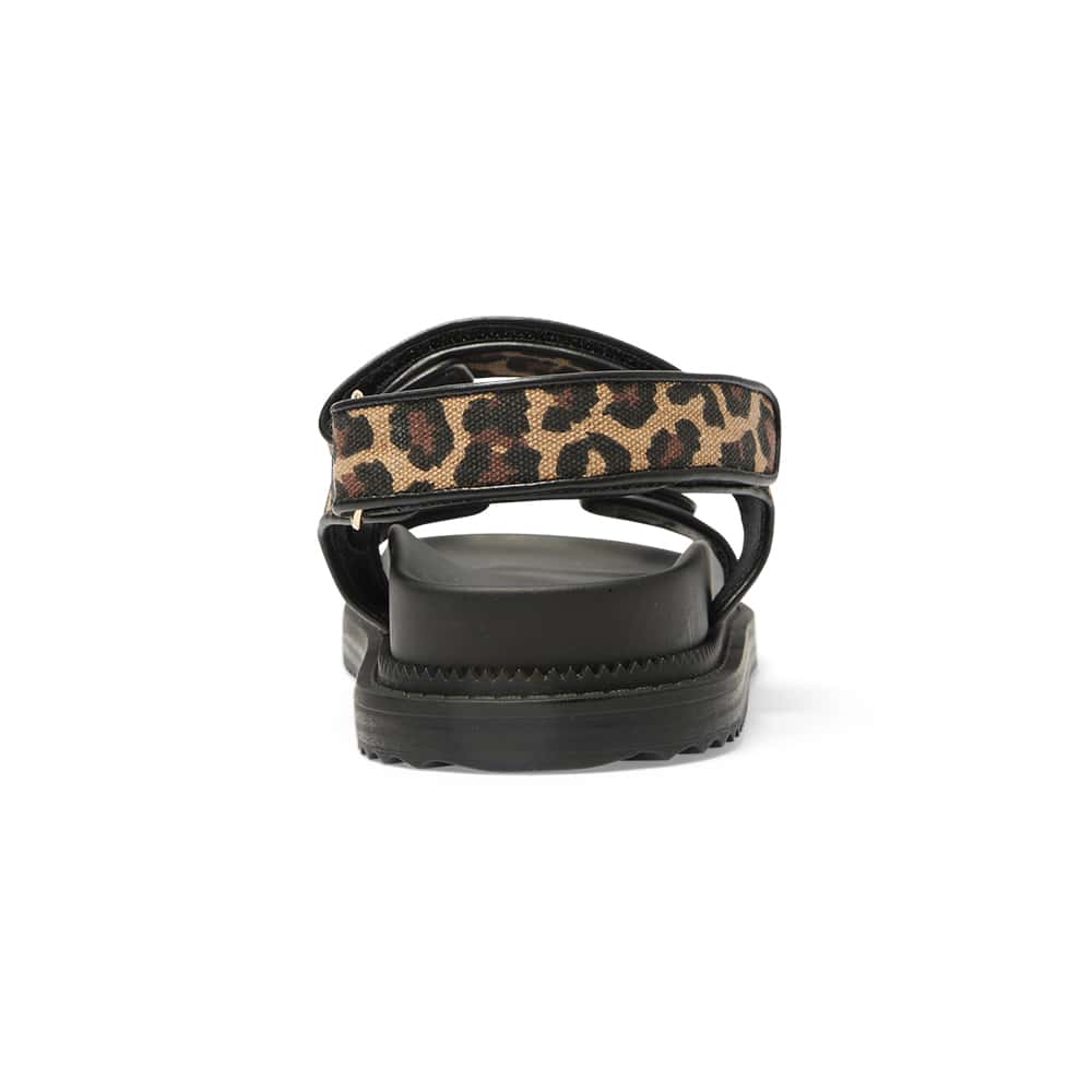 Bronte Sandal in Animal Fabric