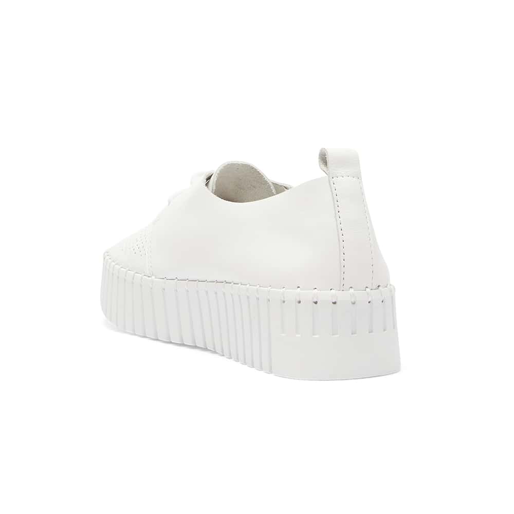 Central Sneaker in White Leather