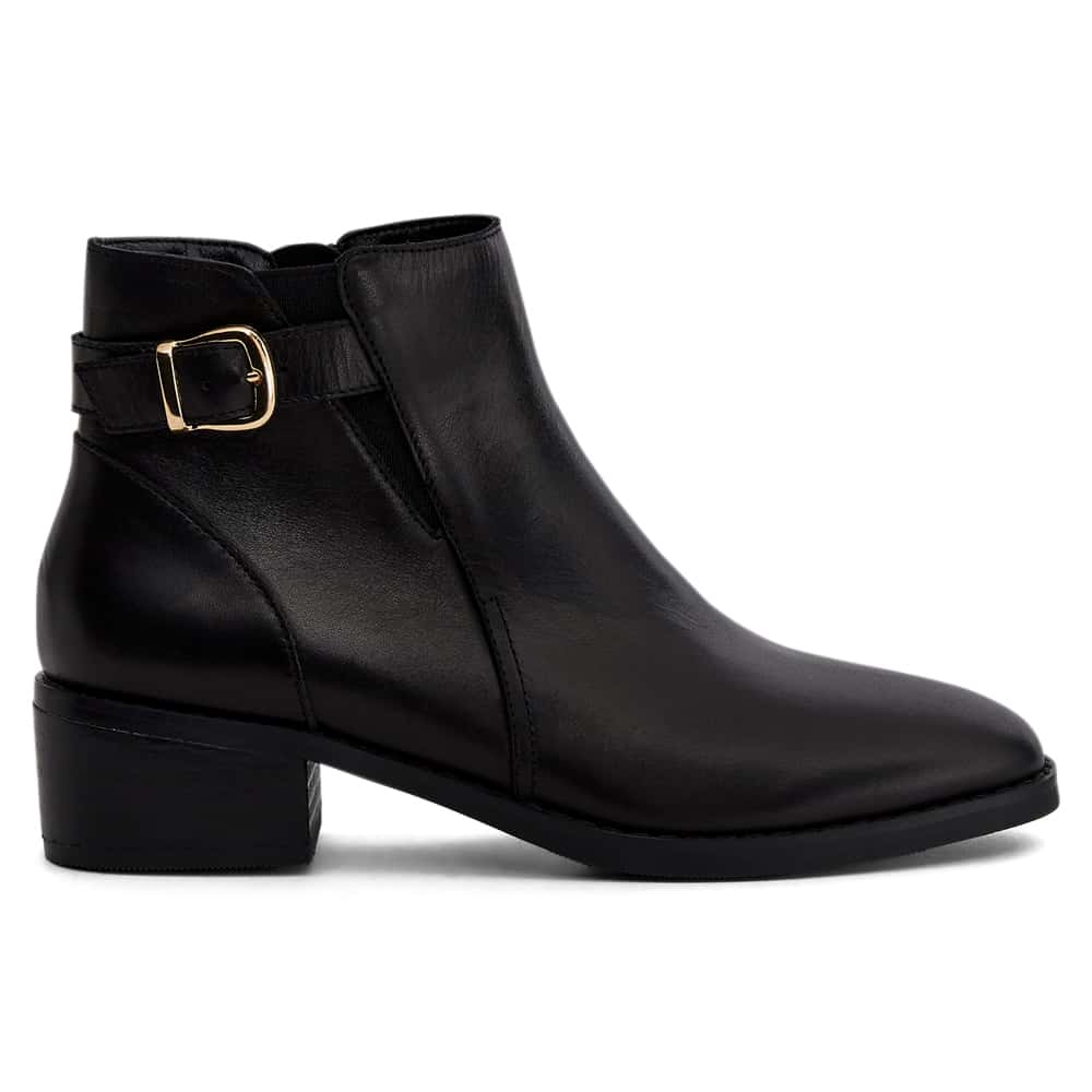 Cesar Boot in Black Leather