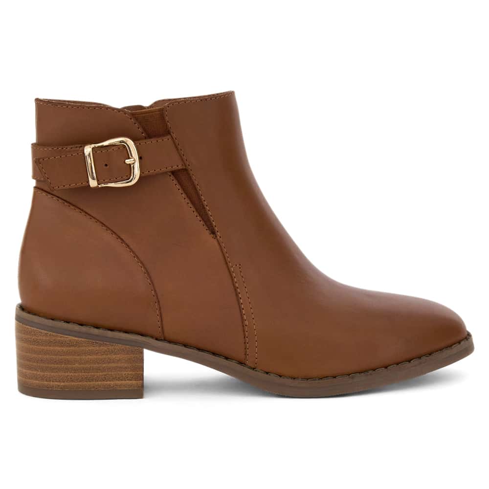 Cesar Boot in Mid Brown Leather