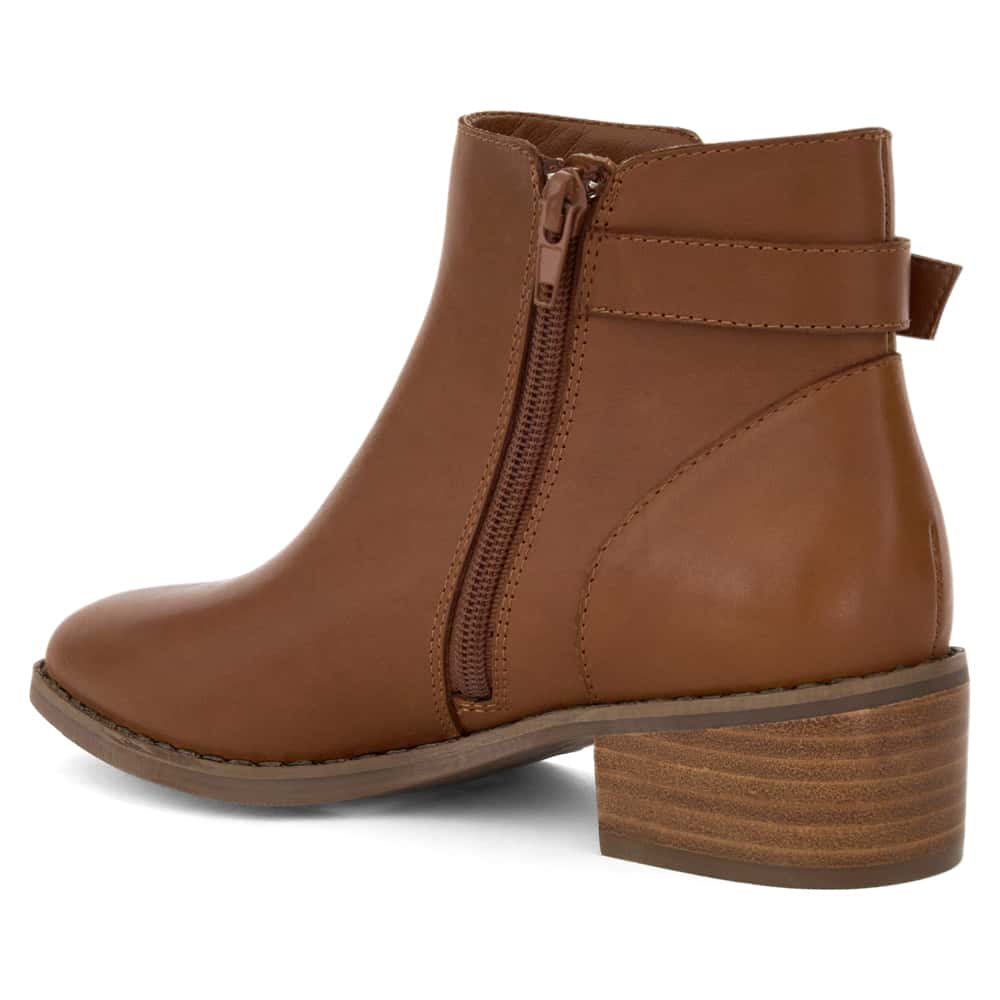 Cesar Boot in Mid Brown Leather