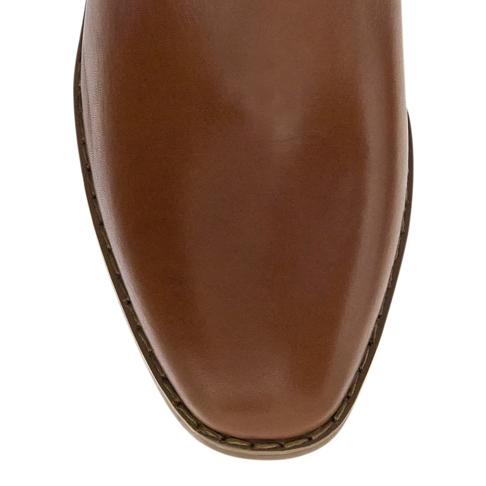 Cesar Boot in Mid Brown Leather