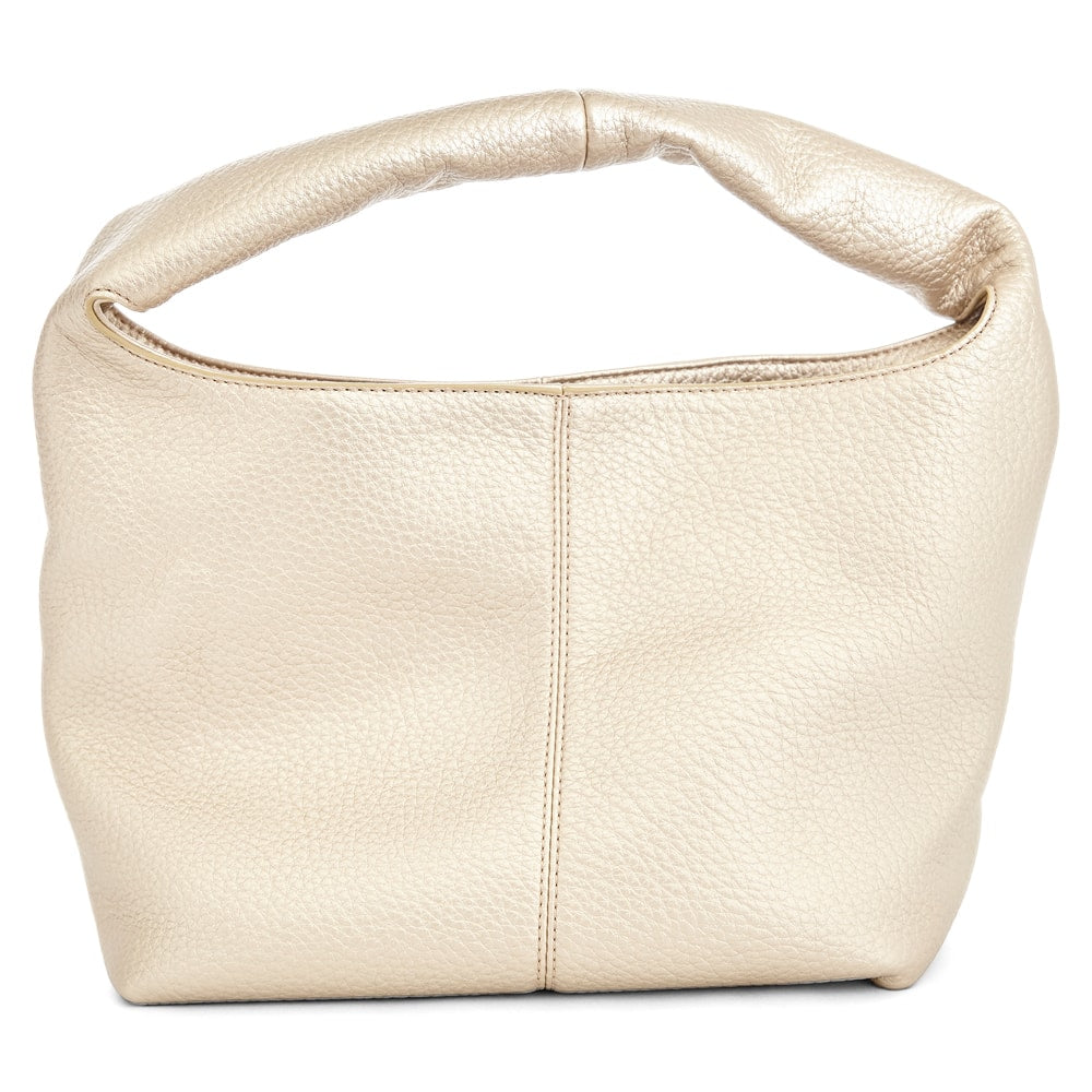Cora Bag in Light Gold Pebble