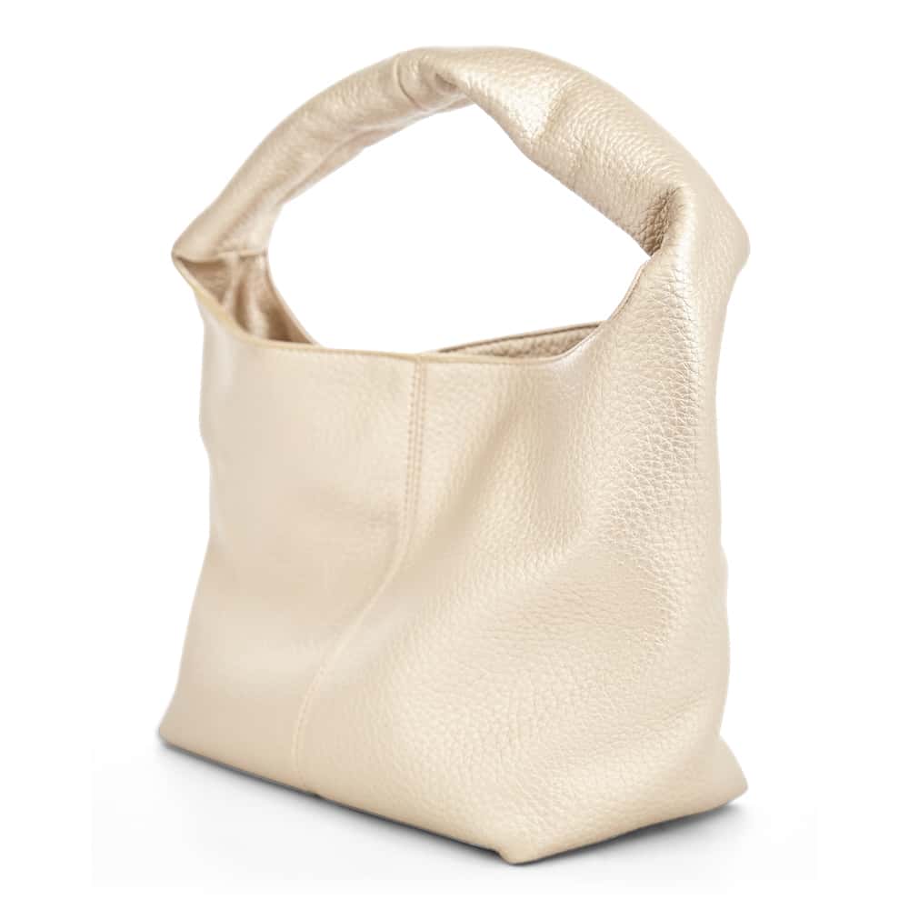 Cora Bag in Light Gold Pebble