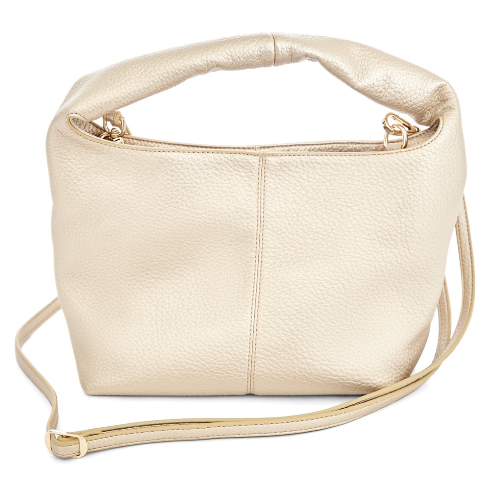 Cora Bag in Light Gold Pebble