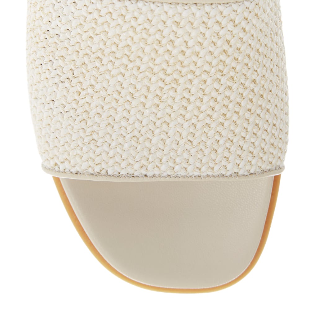 Daphne Slide in Bone Raffia