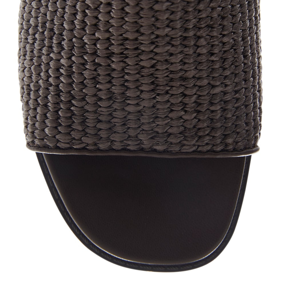 Daphne Slide in Chocolate Raffia