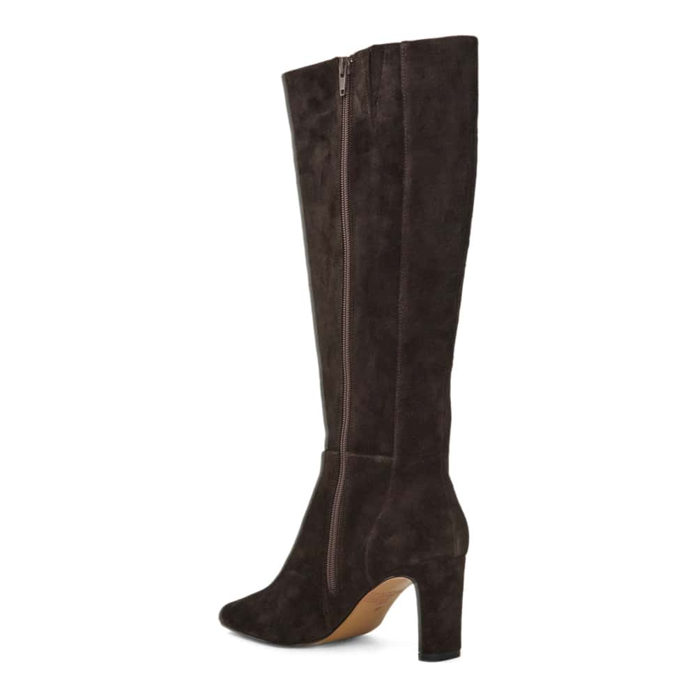 Daria Boot in Chocolate  Suede
