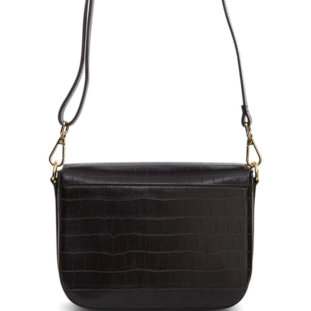 Darla Bag in Chocolate Croc Croc