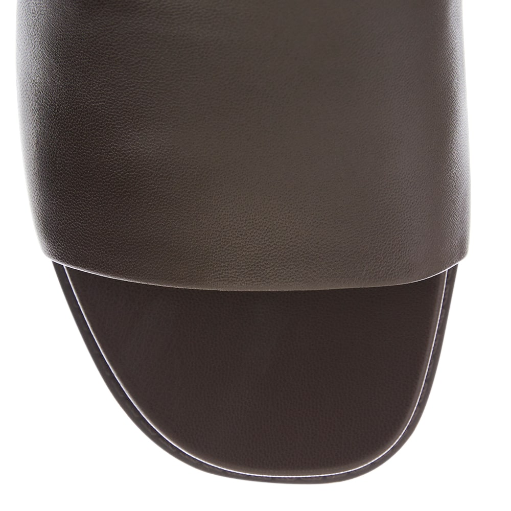 Debby Slide in Chocolate Glove Leather