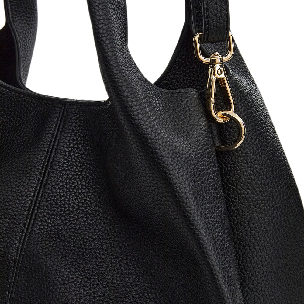 Diana Bag in Black Tumbled