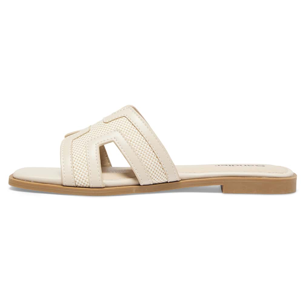 Dion Slide in Beige Multi