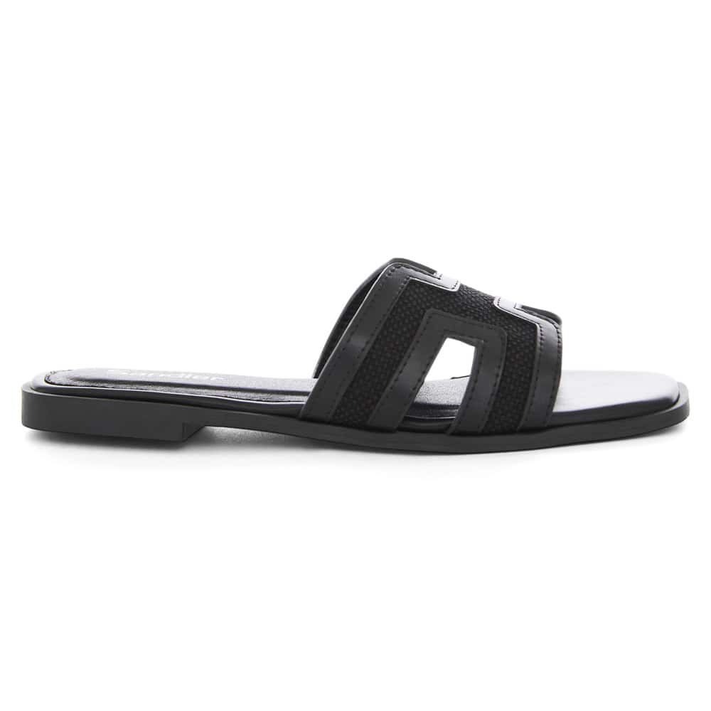Dion Slide in Black Multi