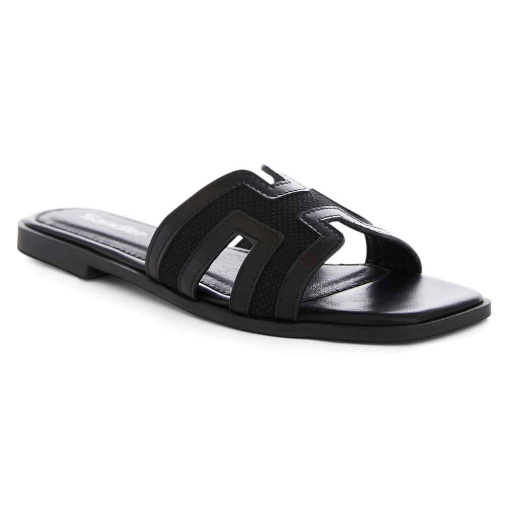 Dion Slide in Black Multi