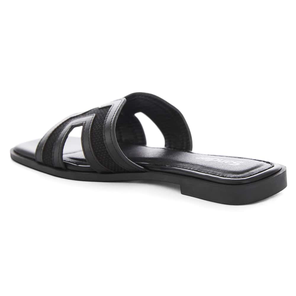 Dion Slide in Black Multi