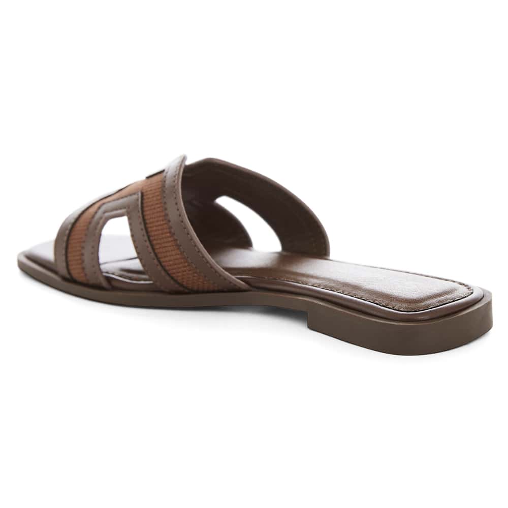 Dion Slide in Chocolate Multi - Chocolate Multi