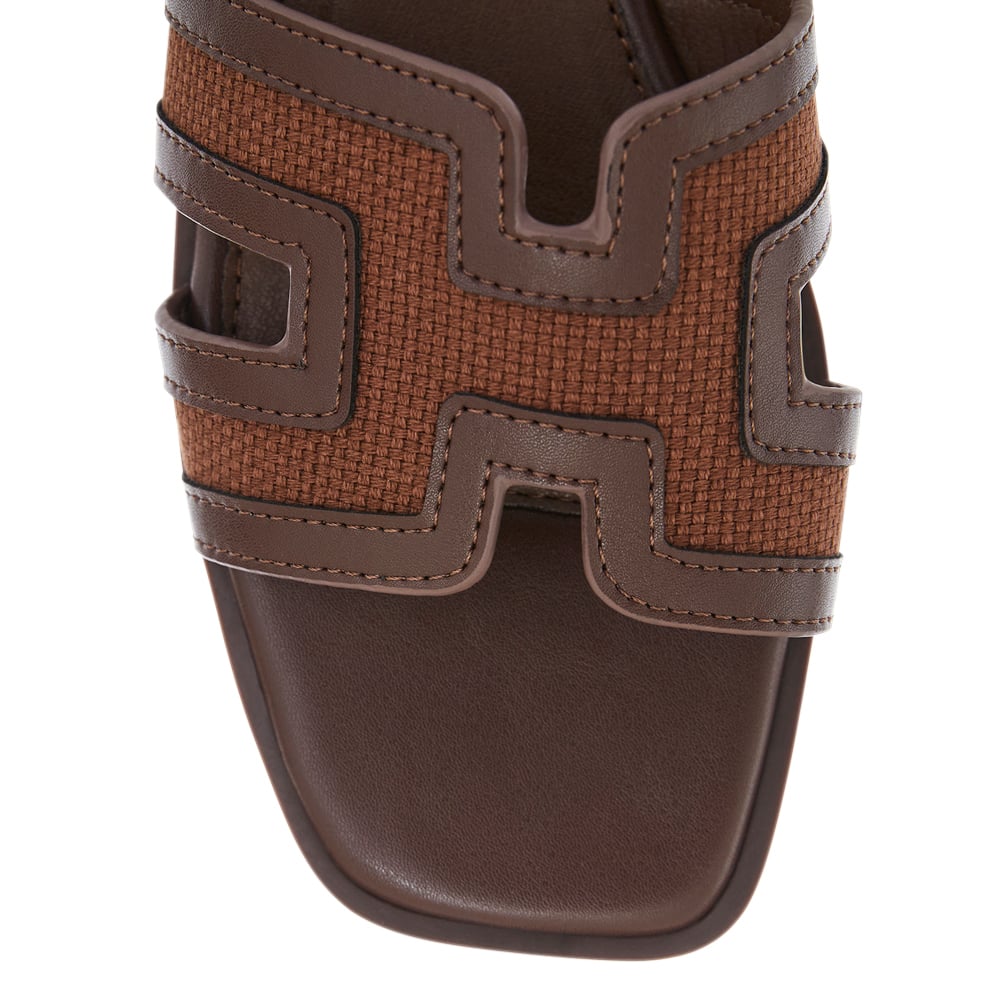 Dion Slide in Chocolate Multi - Chocolate Multi