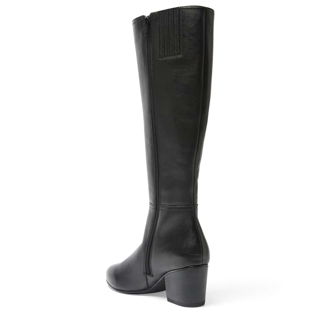 Drake Boot in Black Leather