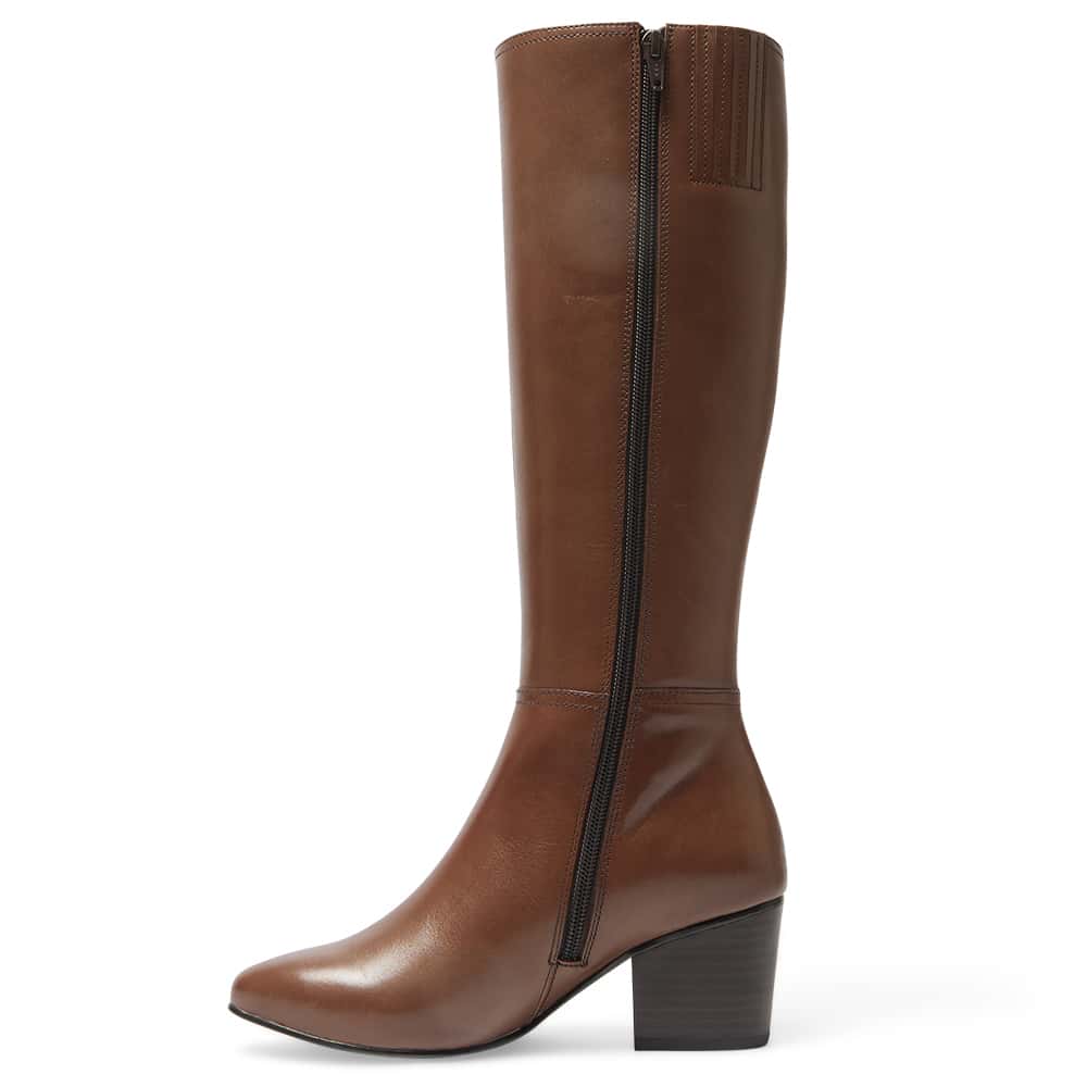 Drake Boot in Brown Leather