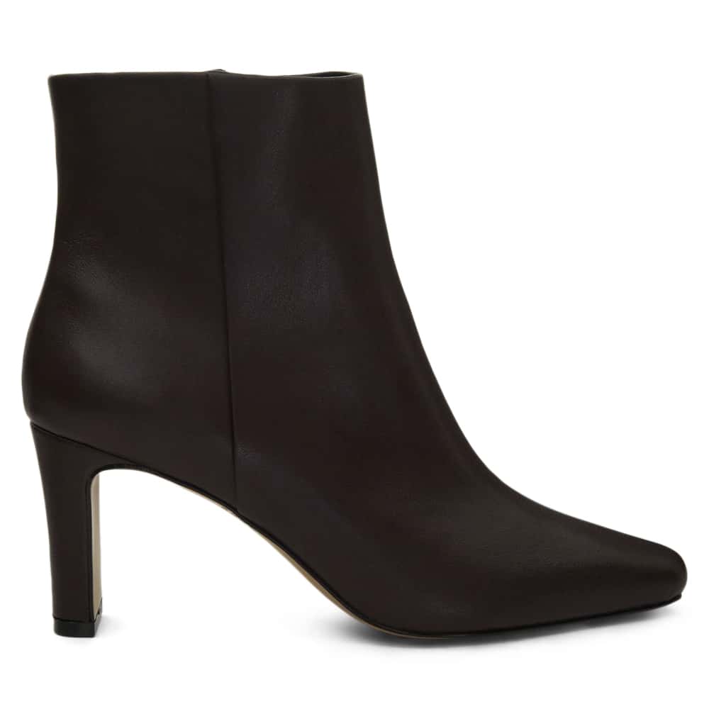 Drama Boot in Chocolate  Leather
