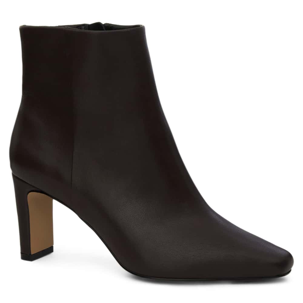 Drama Boot in Chocolate  Leather