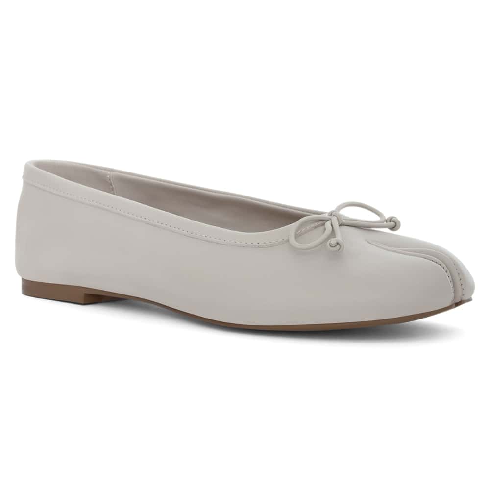 Edwina Ballet Flat in Bone Leather