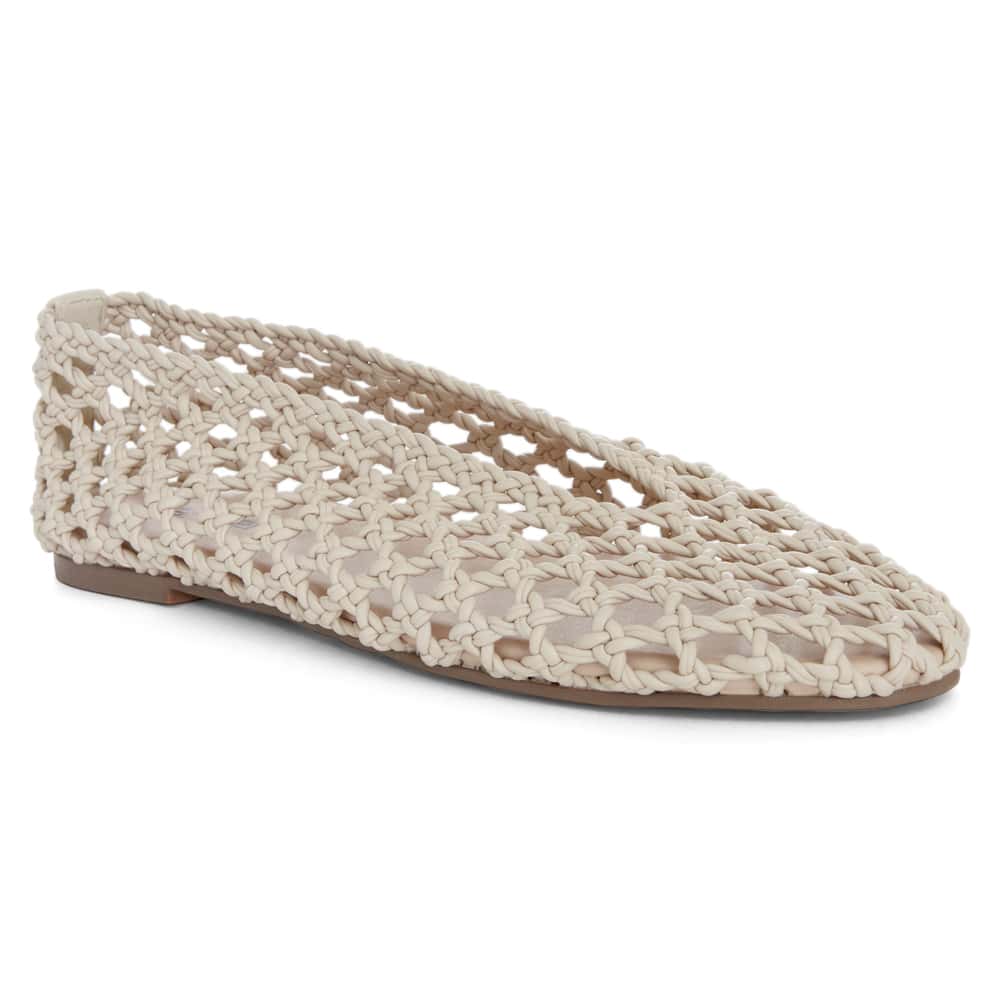 Ella Flat in Off White