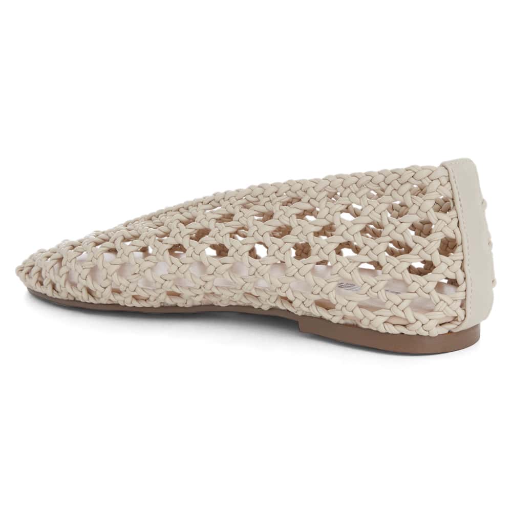 Ella Flat in Off White