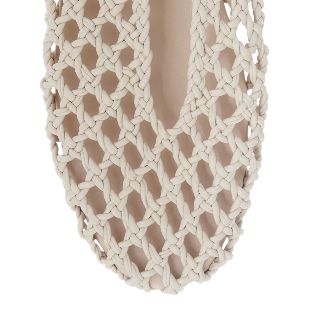 Ella Ballet Flat in Off White