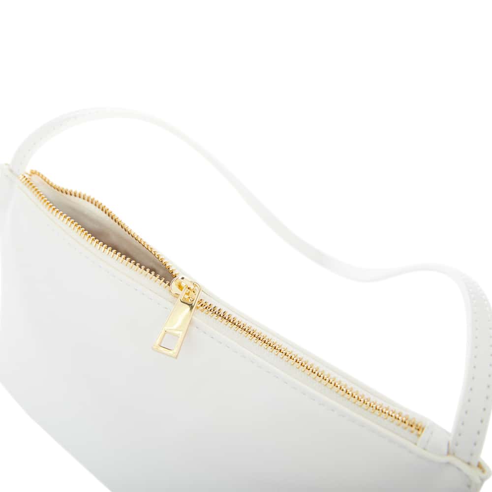 Ellie Bag in White Crinkle
