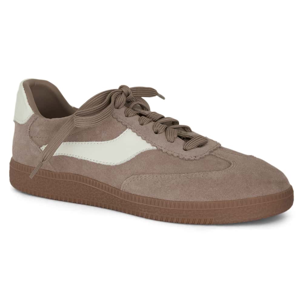 Etta Sneaker in Taupe Leather