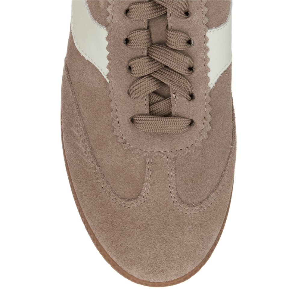 Etta Sneaker in Taupe Leather