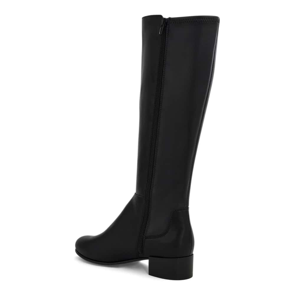 Falcon Boot in Black Leather