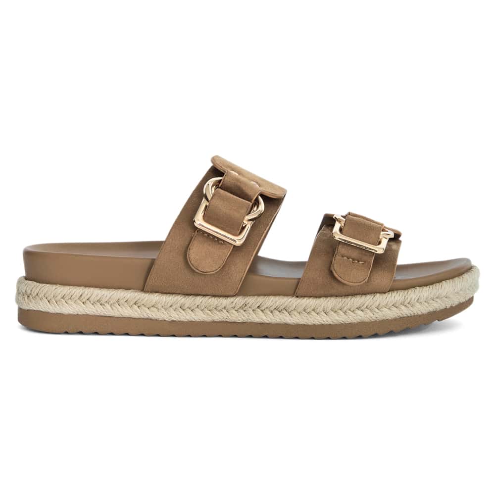 Fallon Sandal in Taupe Micro Micro