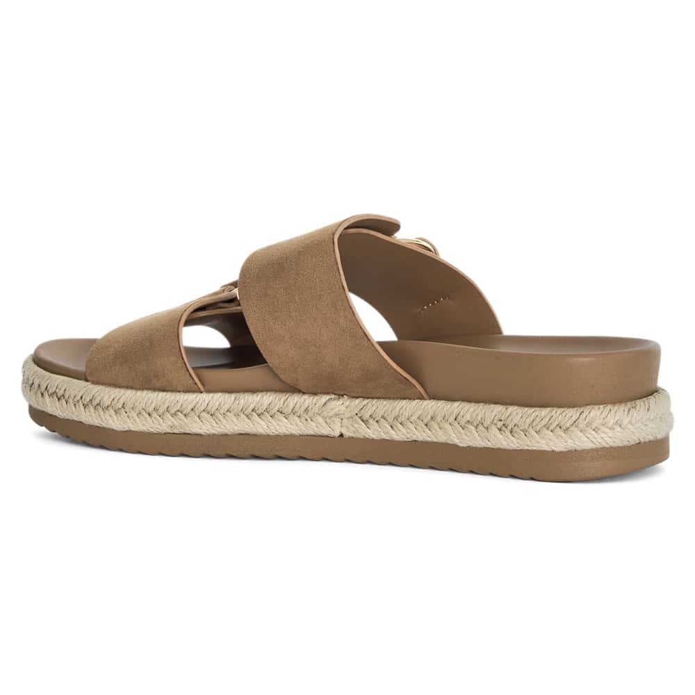 Fallon Sandal in Taupe Micro Micro