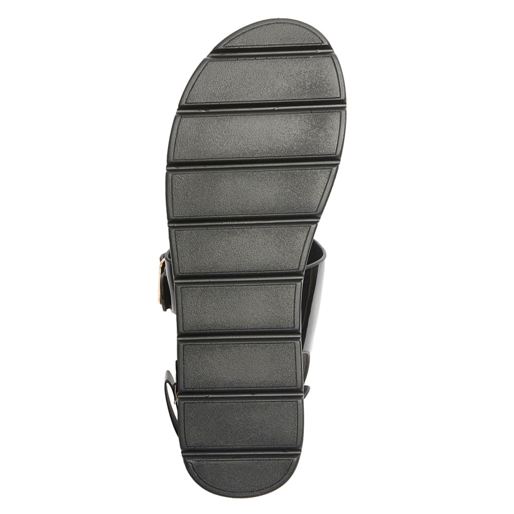 Felix Sandal in Black Patent