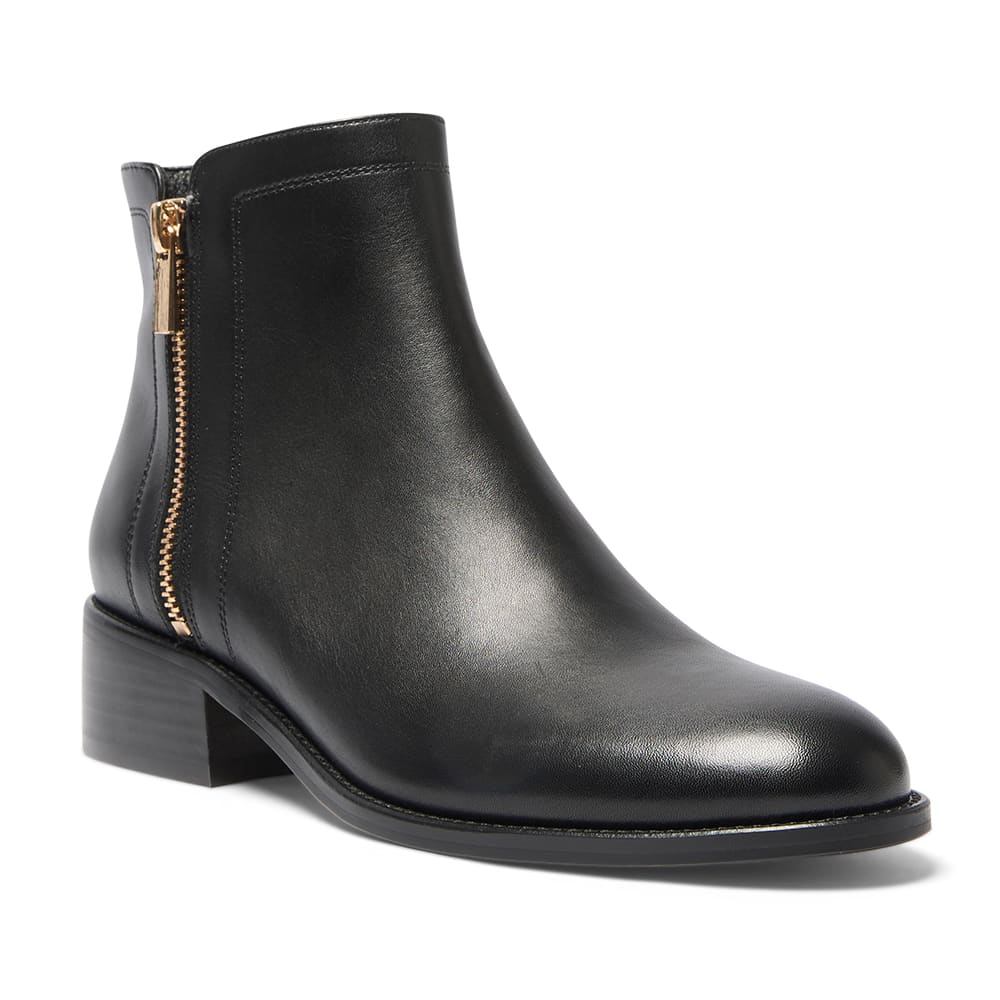 Fenton Boot in Black Leather