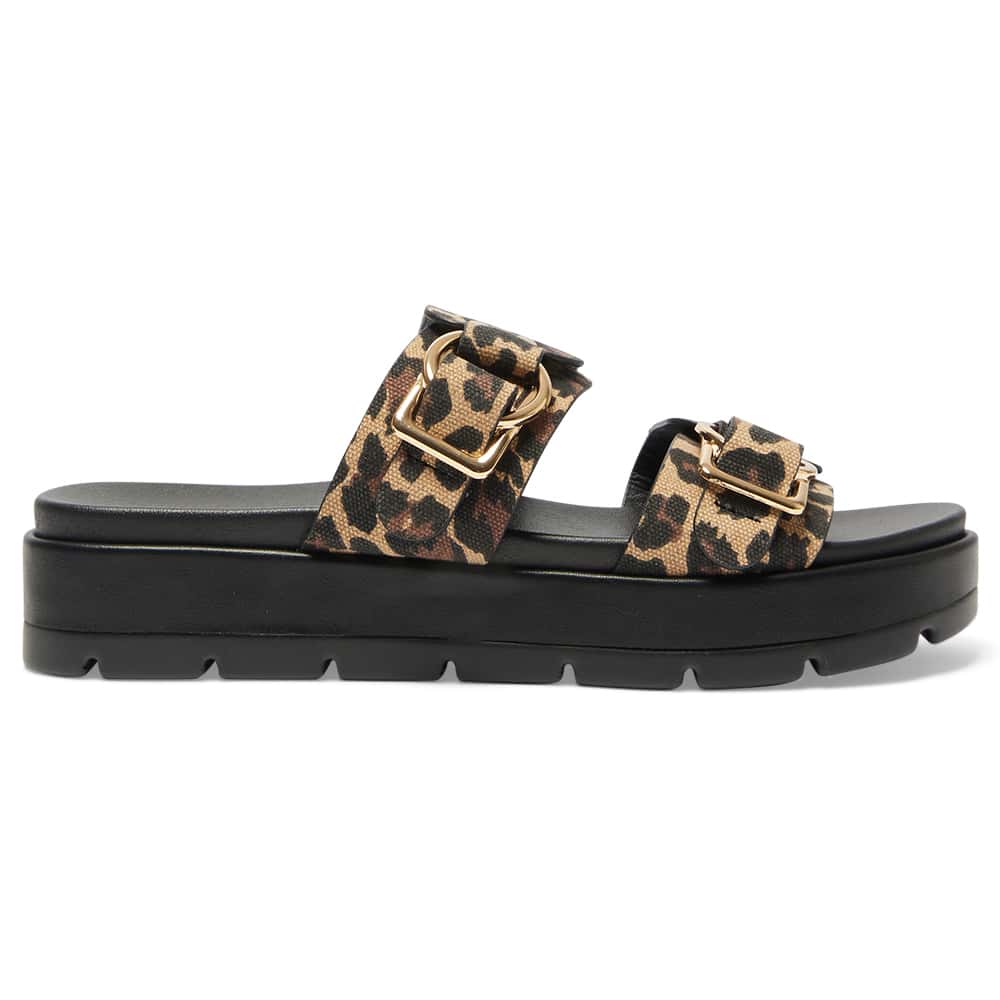 Fiction Slide in Animal Fabric