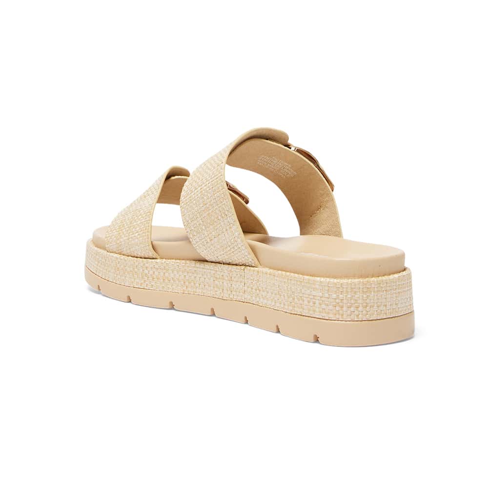 Fiction Slide in Natural Raffia